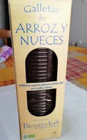 Galletas de arroz y nueces