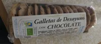 Galletas de desayuno con chocolate