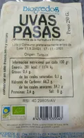 Uvas pasas biogredos