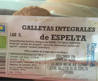 Galletas integrales de espelta