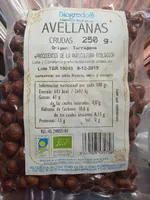 Avellanas crudas