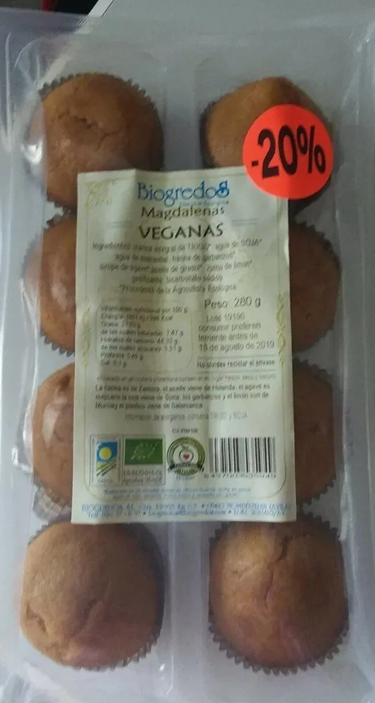 Magdalenas veganas