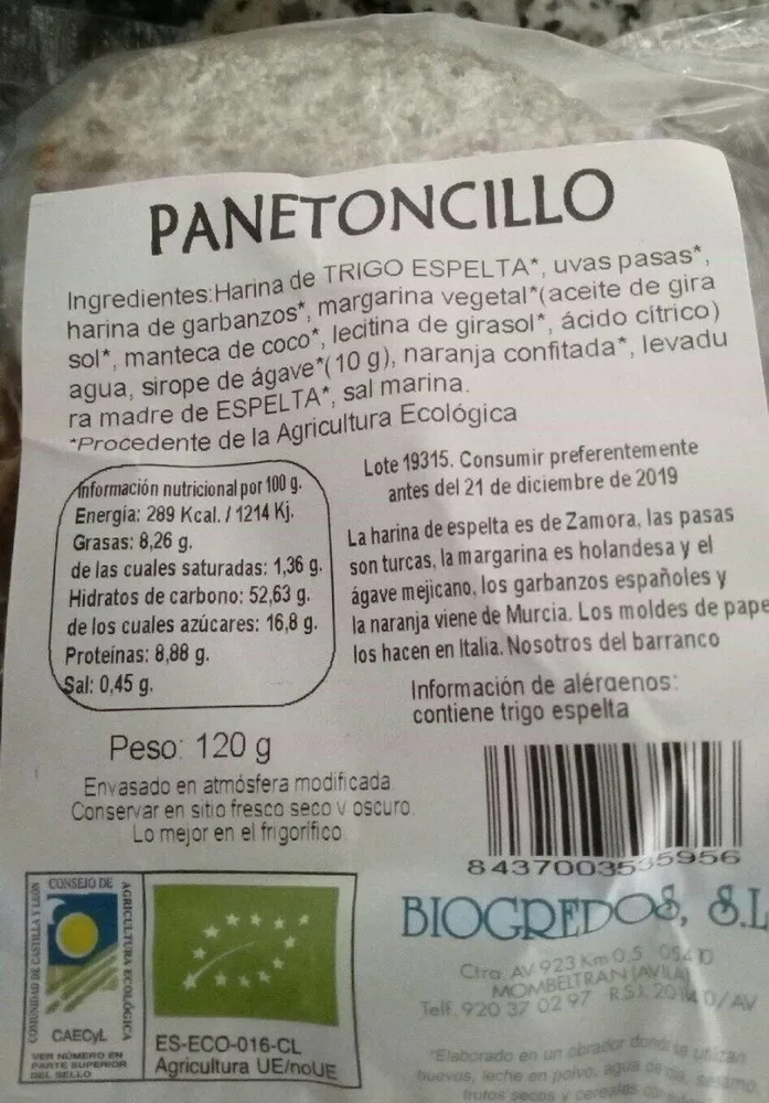 Panetoncillo
