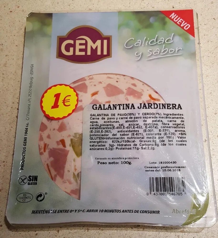 Gelatina jardinera