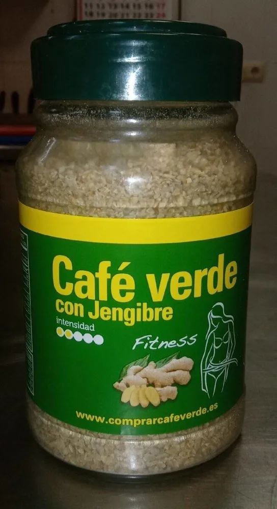 Cafe verde con jengibre