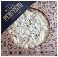 Pizza de 4 quesos con rulo de cabra