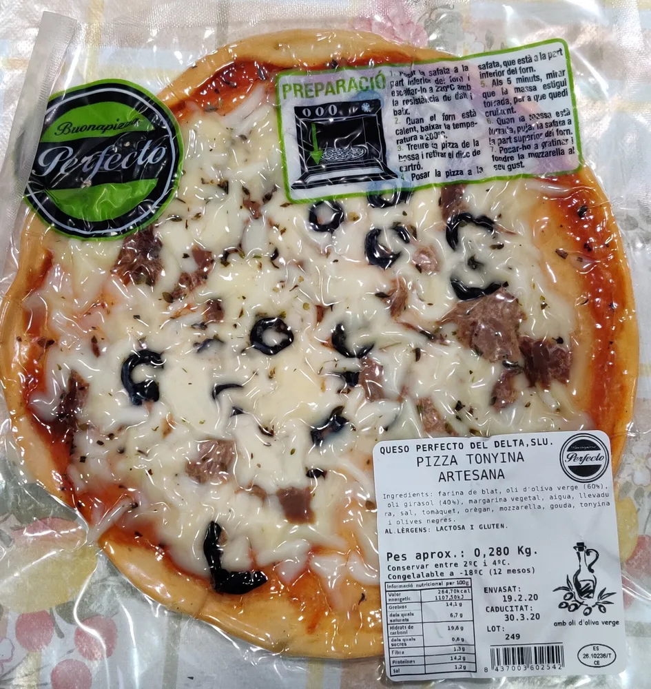 Pizza Tonyina artesana