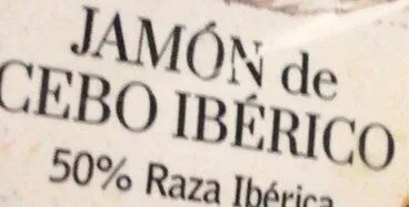 Jamon de cebo iberico