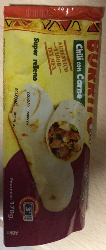 Burrito Chili con Carne (XXL)