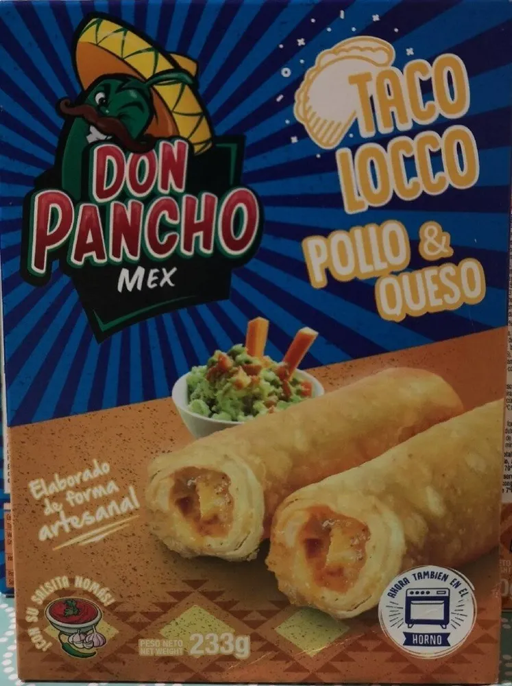 Taco locco pollo y queso