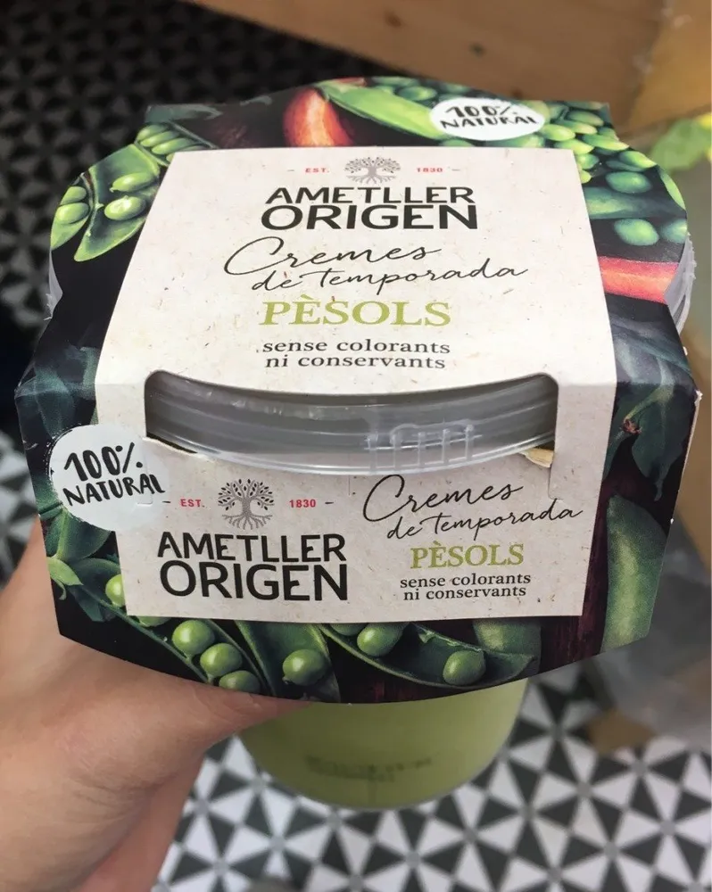 Cremes de Temporada - Pèsols