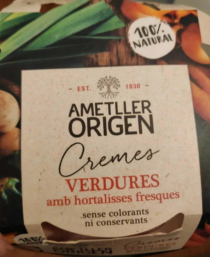 Crema de verduras