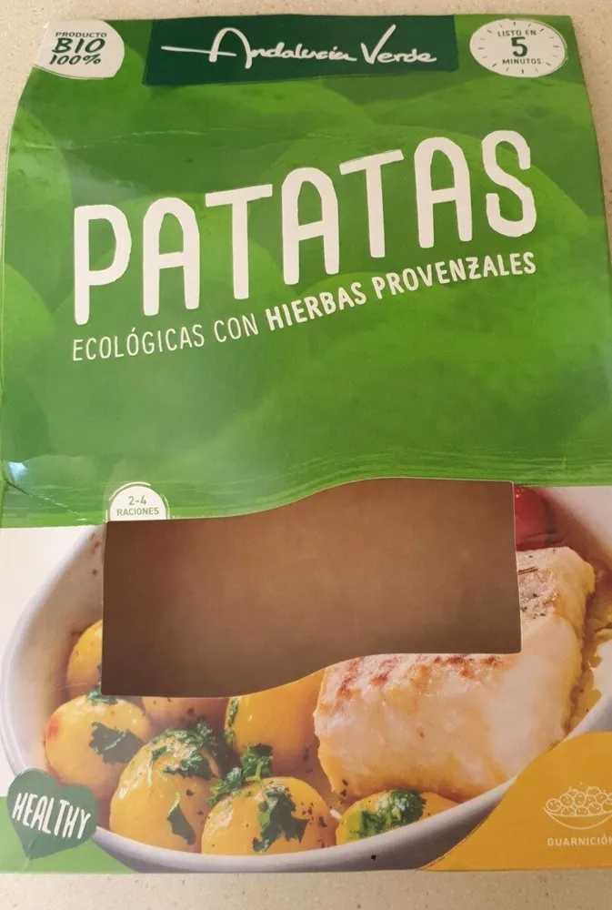 Patatas ecológicas con hierbas provenzales