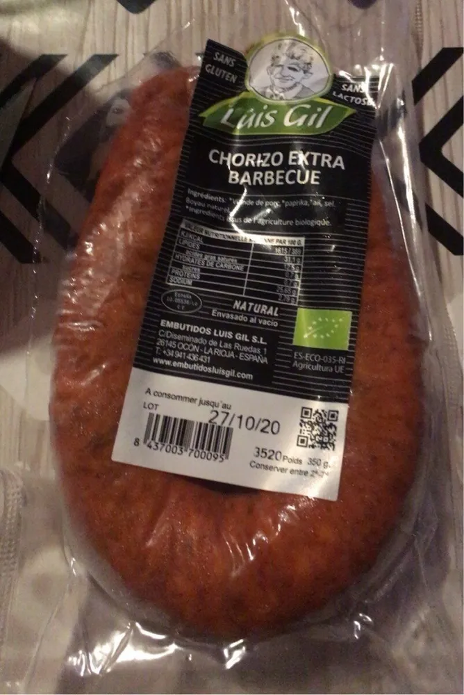 Chorizo extra barbecue
