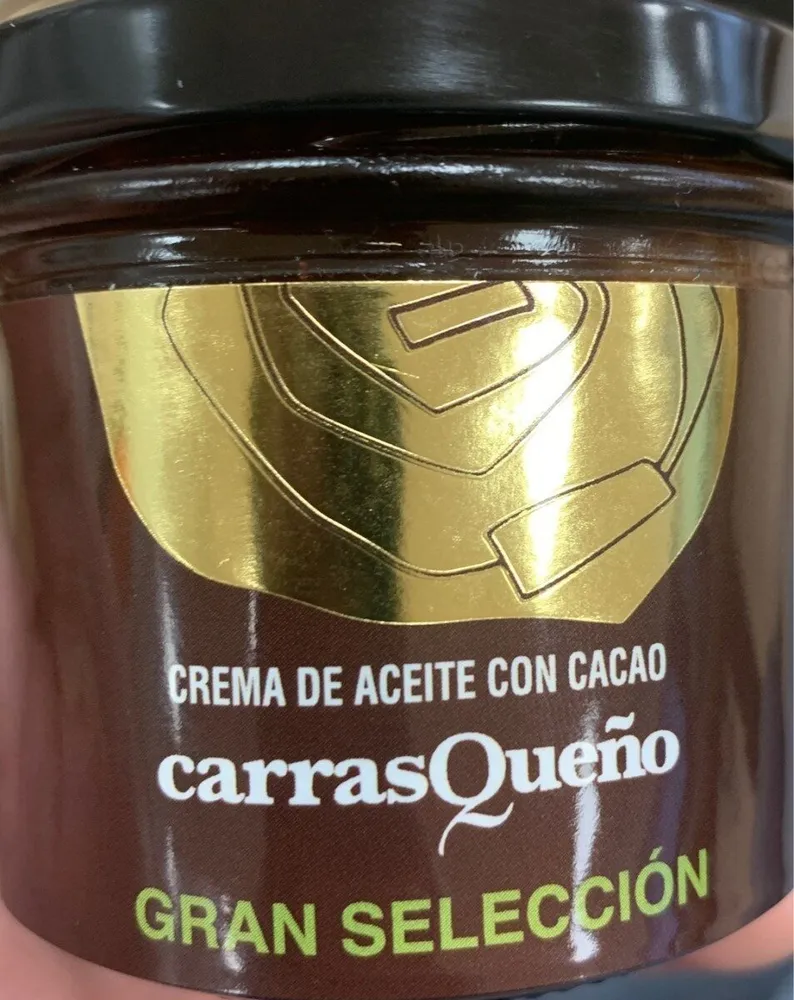 Crema de aceite con cacao