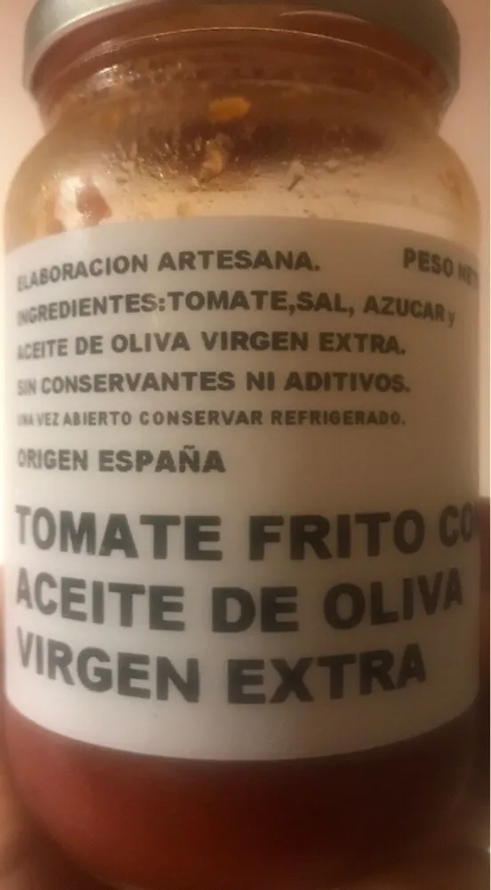 Tomate frito con aceite de oliva virgen extra