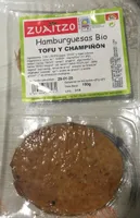 Hamburguesa bio tofu y champiñón