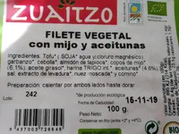 Filete mijo aceitunas