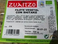 Filete vegetal con shitake