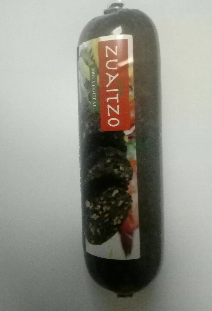 Morcilla vegetal con azuki