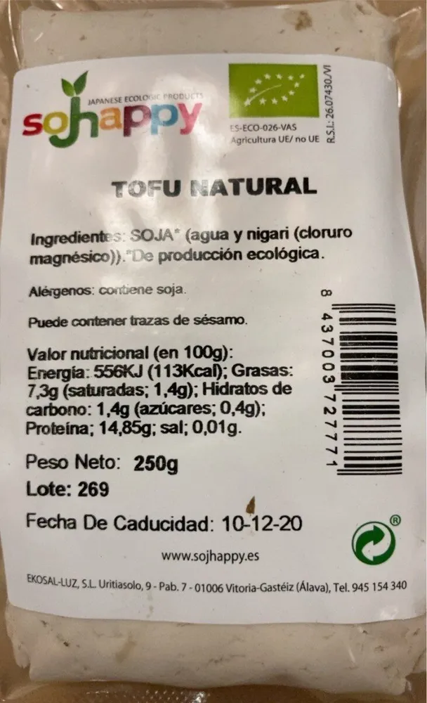 Tofu natural
