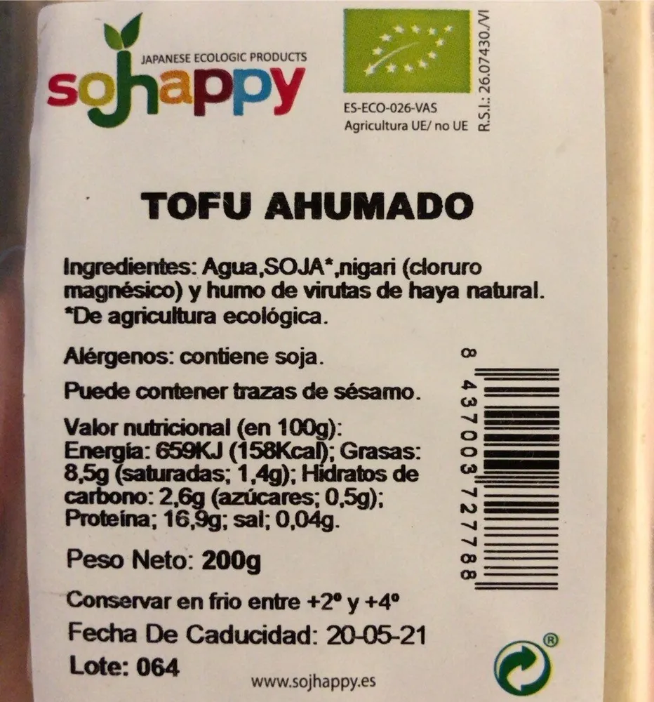Tofu ahumado