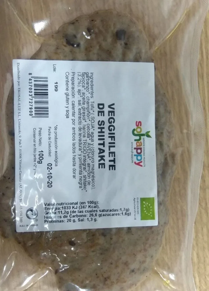 Veggifilete de shitake