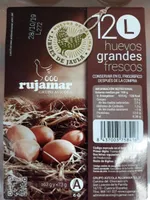 Huevos grandes frescos