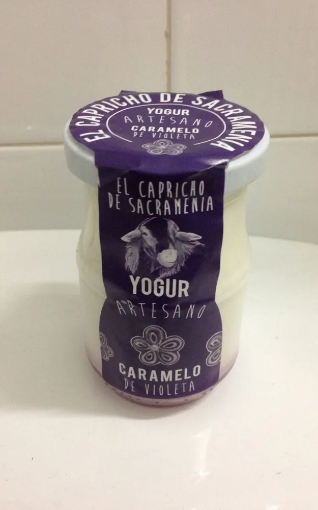 Yogur de violeta