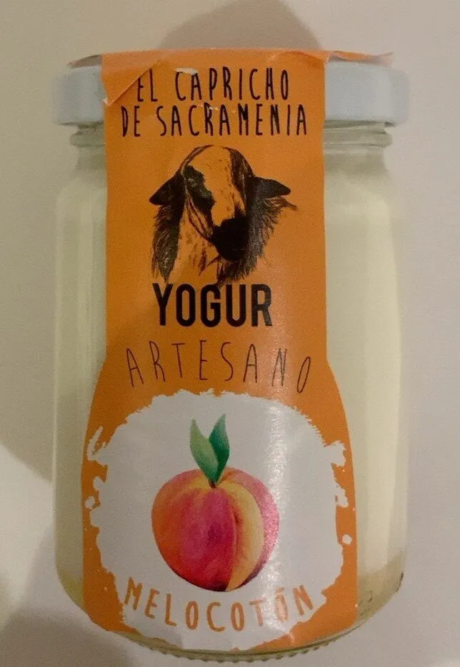Yogur artesano melocotón