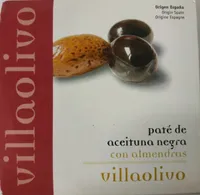 Paté de aceituna negra con almendras
