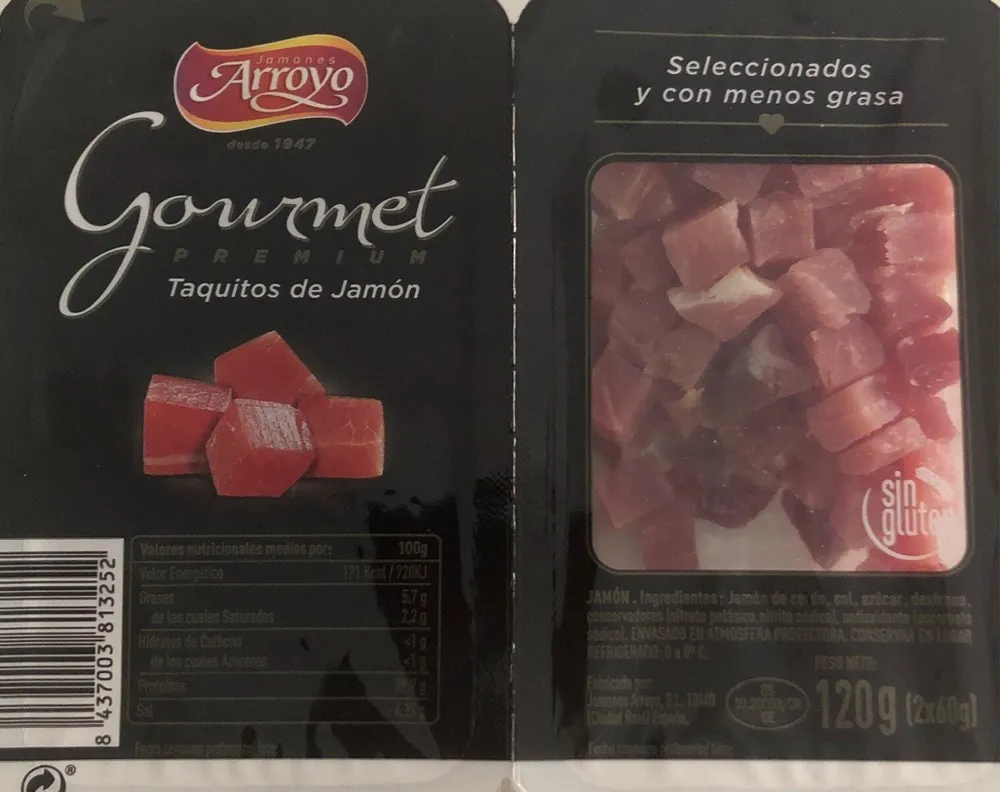 Gourmet taquitos de jamón