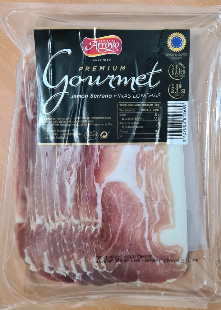 Jamon Serrano Finas Lonchas