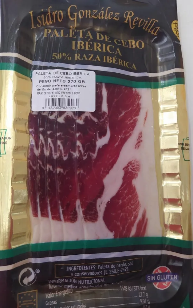 Paleta Cebo Iberica