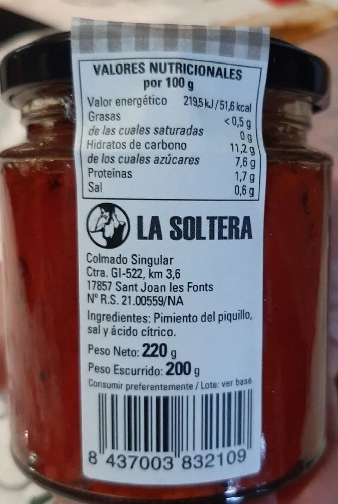 Pimientos a la brasa