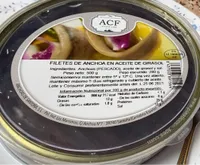 Filetes de anchoa en aceite de girasol