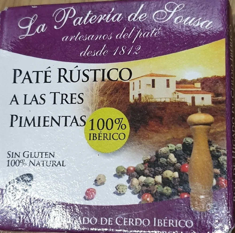 Paté Rústico a las Tres Pimientas