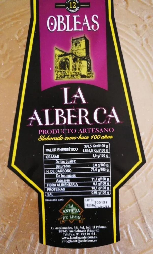 Obleas la Alberca