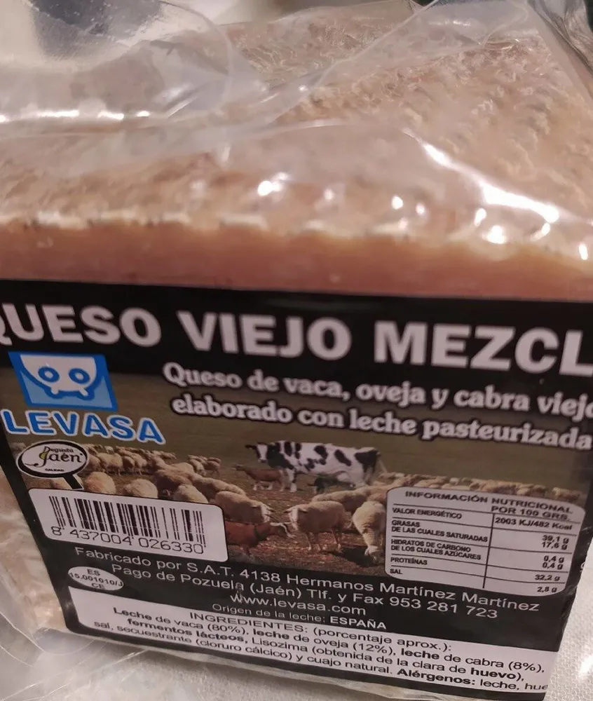 Queso viejo mezcla