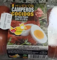 Huevos cocidos camperos