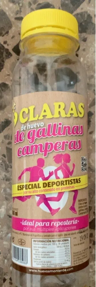Claras de huevo