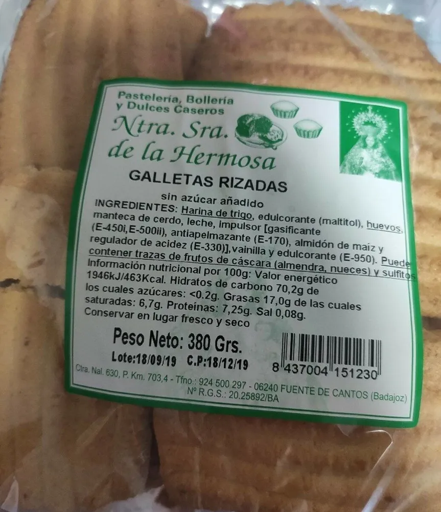 Galletas Rizadas