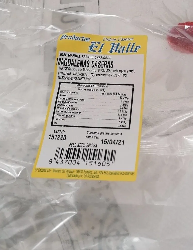 Magdalenas caseras