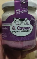 Yogur natural con arándanos