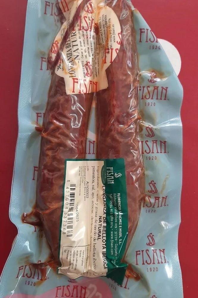 Longaniza de bellota ibérica natural