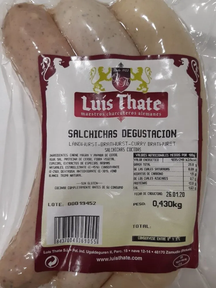 Salchichas degustación