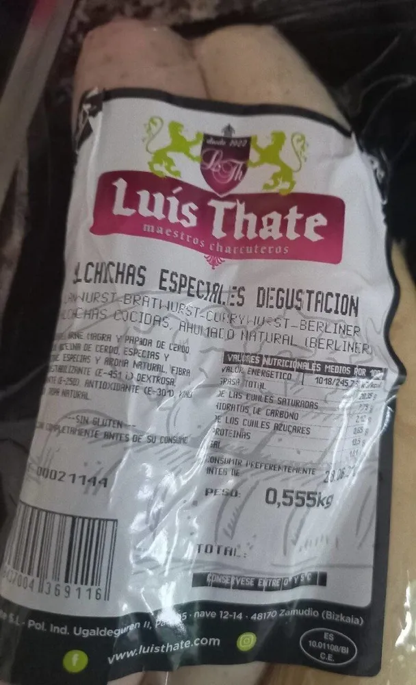 Salchichas especiales degustacion