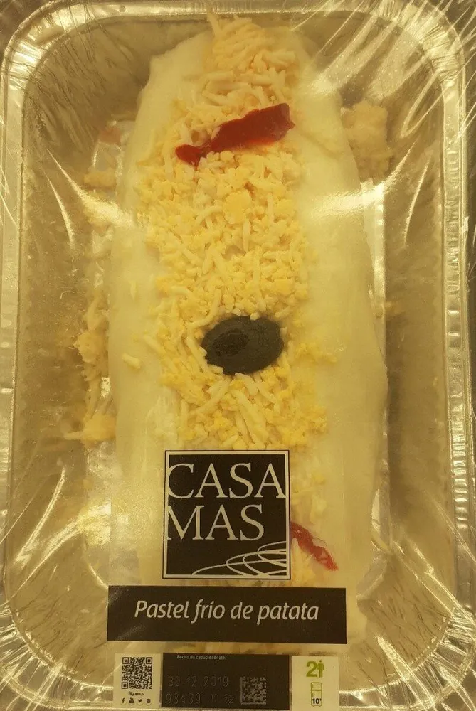 Pastel frío de patata