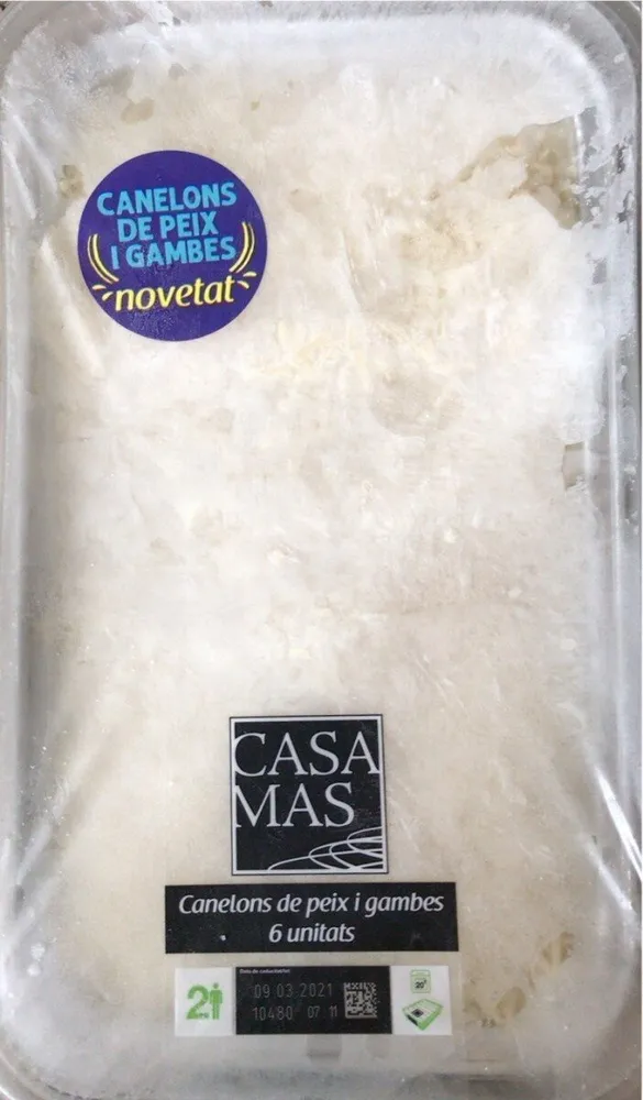 Canelons de peix