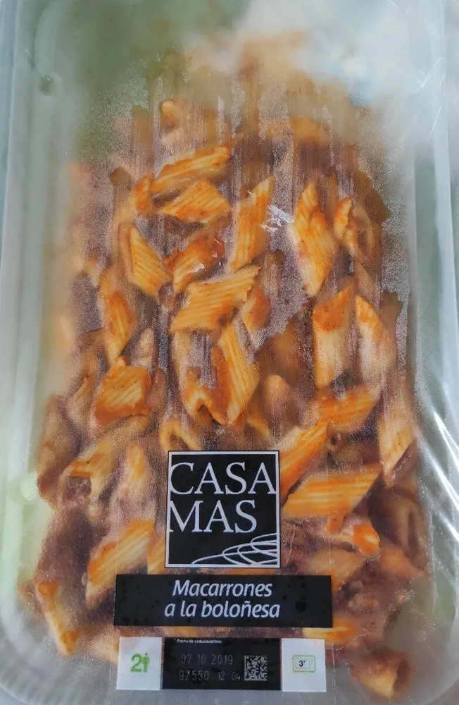 Macarrones Boloñesa